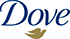 Dove logo with blue text and golden dove icon.