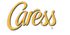 Stylish golden cursive text spelling 'Caress'.