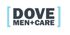 Dove Men+Care logo in blue and black.