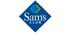 Sam's Club logo with blue diamond shape and white text.